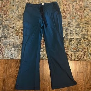 Caribbean blue Wonderwink scrub pant-size L